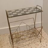 Porte revue laiton vintage