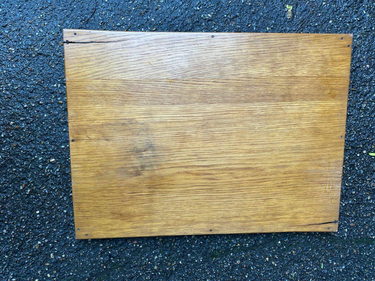 Plateau de service scandinave vintage en bois des années 60