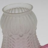 Purple tulip glass globe
