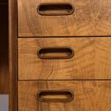 Mid-Century Walnut Desk by Svend Åge Madsen for H.P. Hansen, Denmark, 1960s