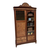 Antique Jugendstil display cabinet, Art Nouveau - Majorelle style