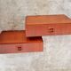 Pair of nightstands wall scandinavian teak