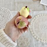 Vintage ceramic salt and pepper shaker and fruit slip