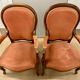 Pair of Voltaire armchairs in the Napoléon III style (19th century)
