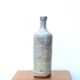 Stoneware bottle vase, abstract décor, 70s