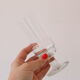 Lot of 6 glass champagne flutes, vintage