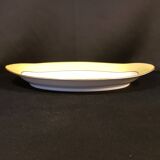 Large oval dish in Limoges porcelain