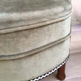 Velvet toad armchair