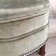 Fauteuil crapaud velours