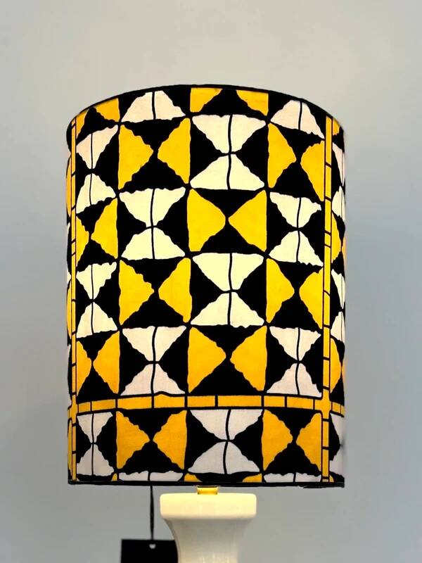 Bright yellow lampshade - as good as new