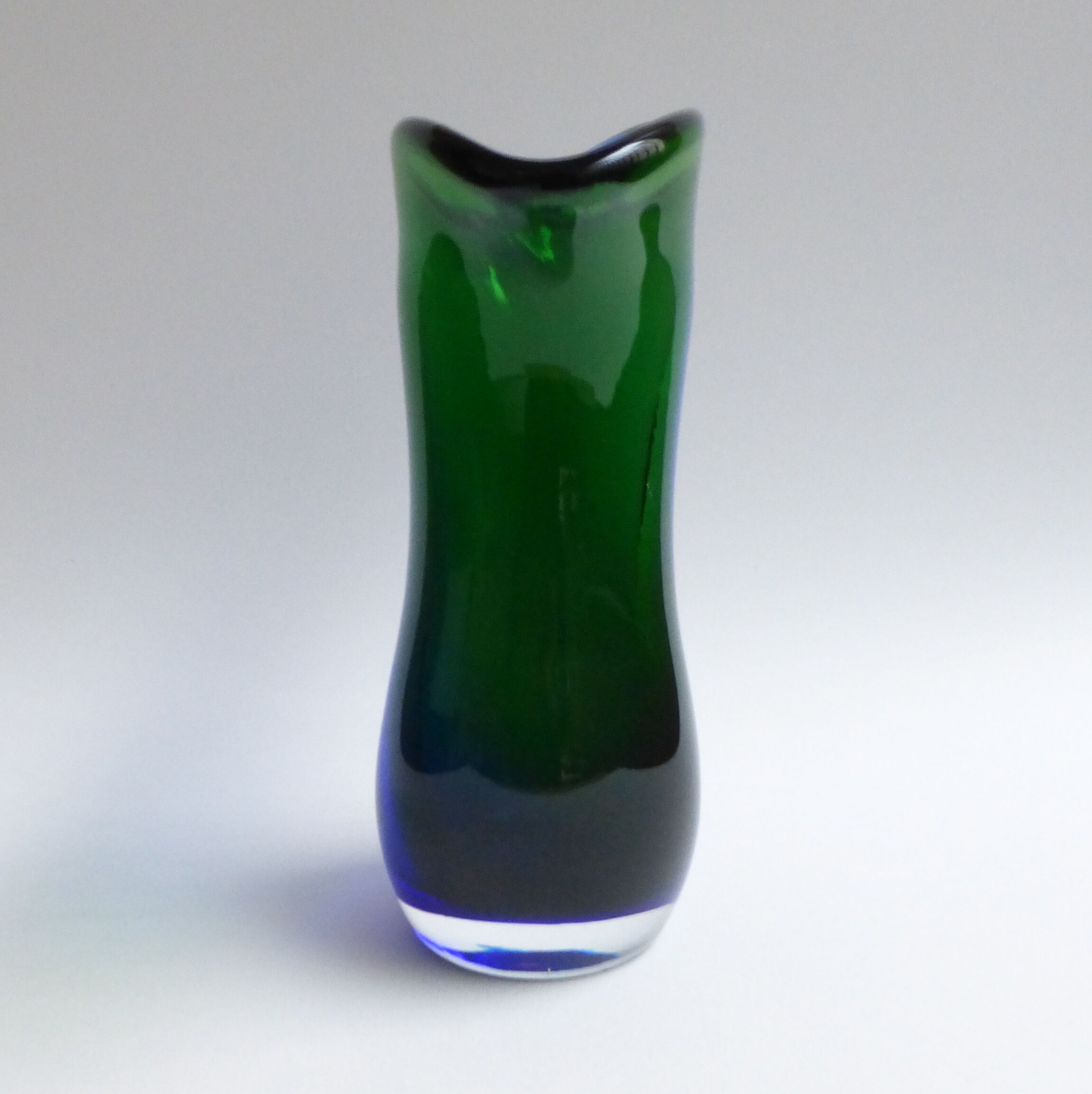 Murano Italy 1960's two-coloured vase