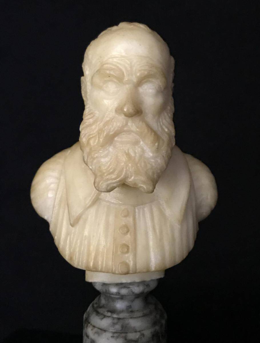 Buste en albâtre fin XIXème siècle, Italie