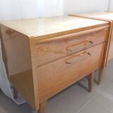Pair of vintage Scandinavian bedside tables