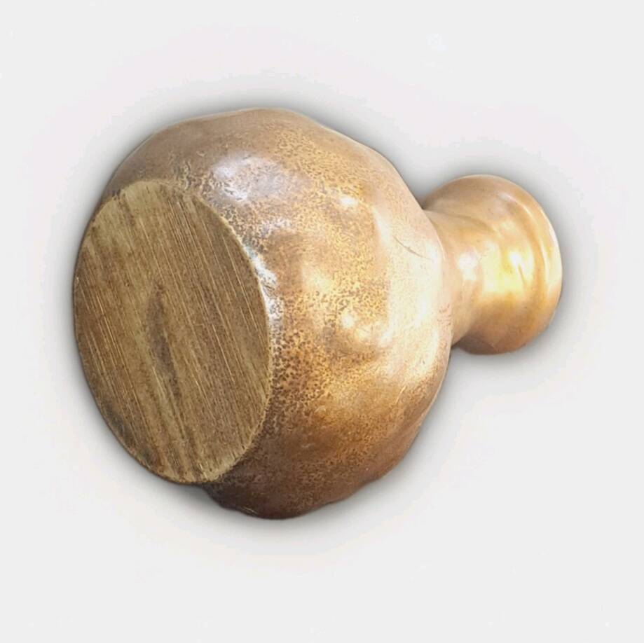 Old small bronze vase