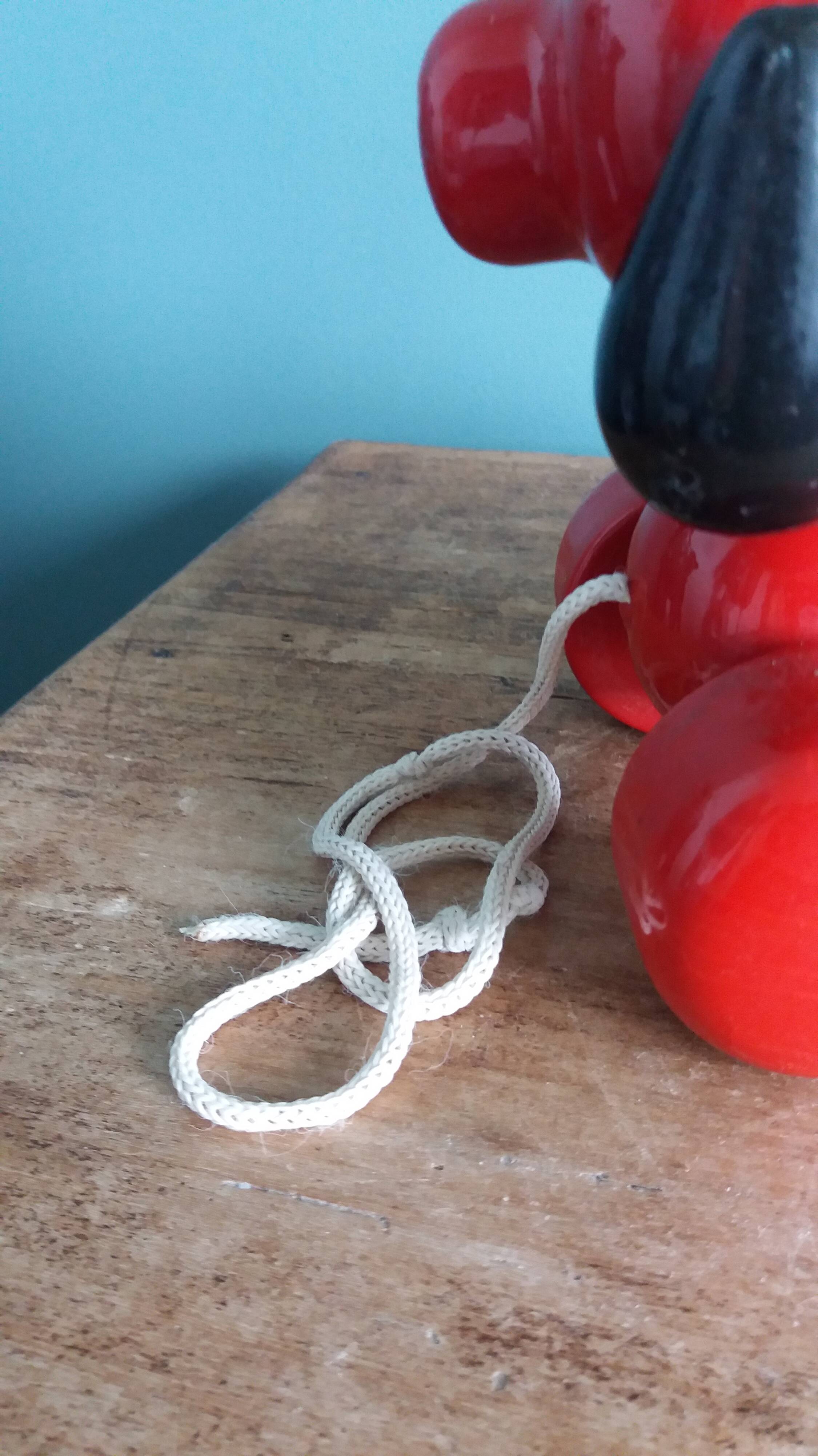 Old pull-along dog toy, Kouvalias, Greece