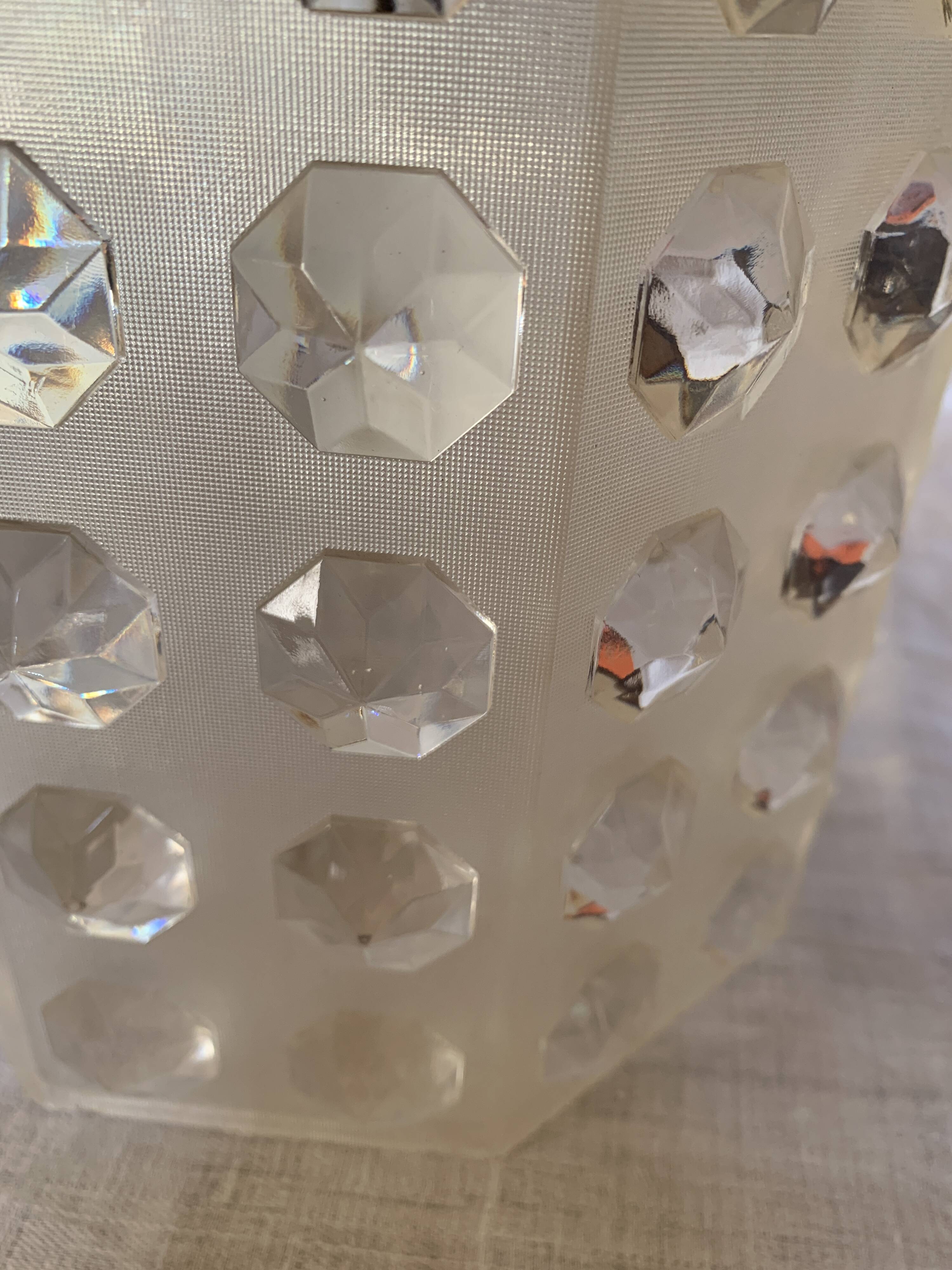 Vintage plexiglass pendant light