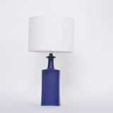 Danish midcentury ceramic table lamp by Atelier Knabstrup