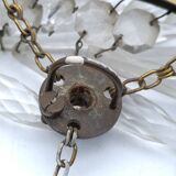 Small icicle tassel chandelier. Not electrified.