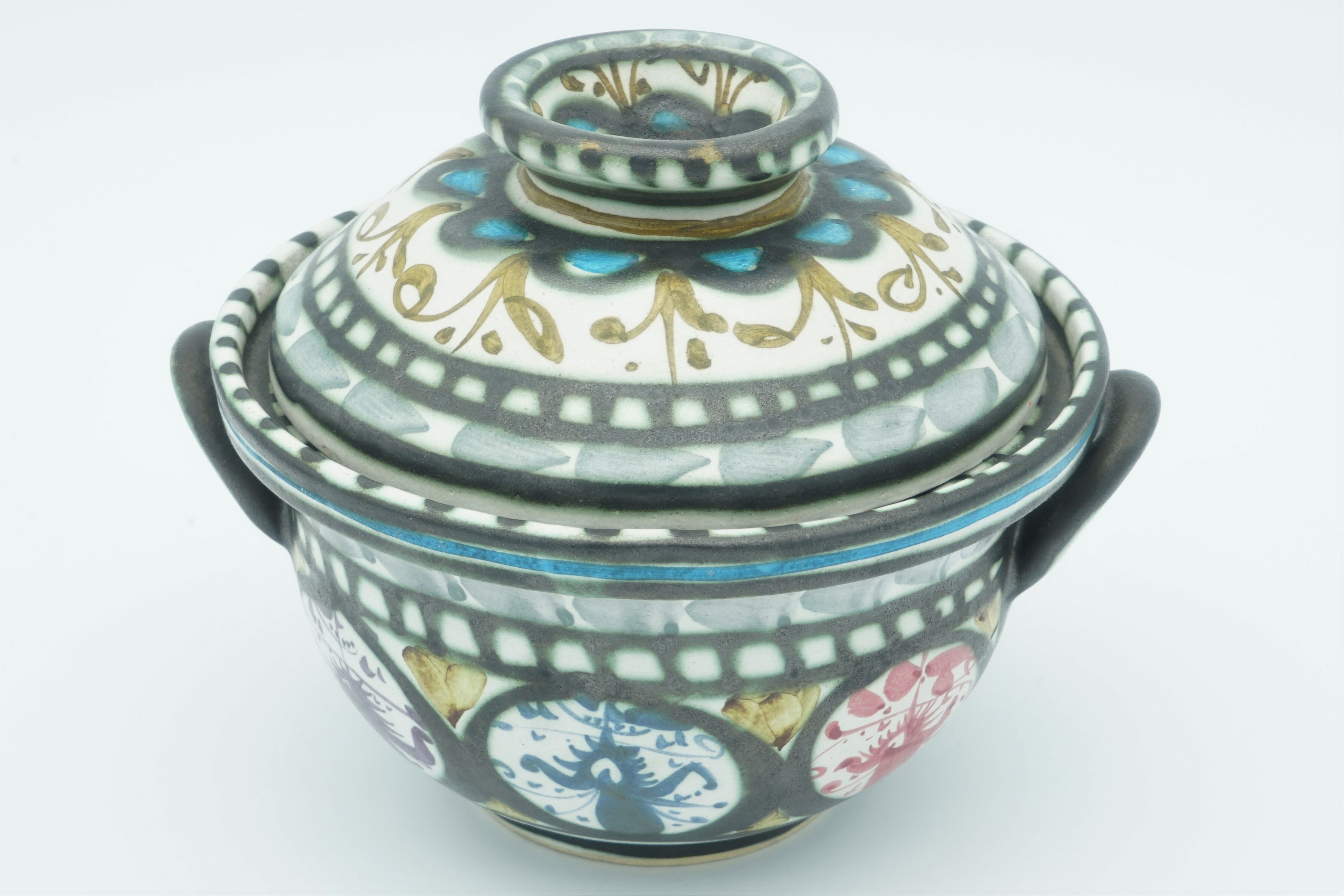 Quimper ceramics, Keraluc André Helguen dish and tureen