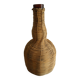 ancienne bouteille verre ambré VB osier déco vintage glass bottle wicker