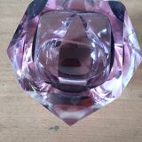 Large Sommerso diamond empty pocket Seguso 60s, 3.5 kilos