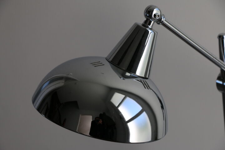 Italian chrome pendulum lamp 1970