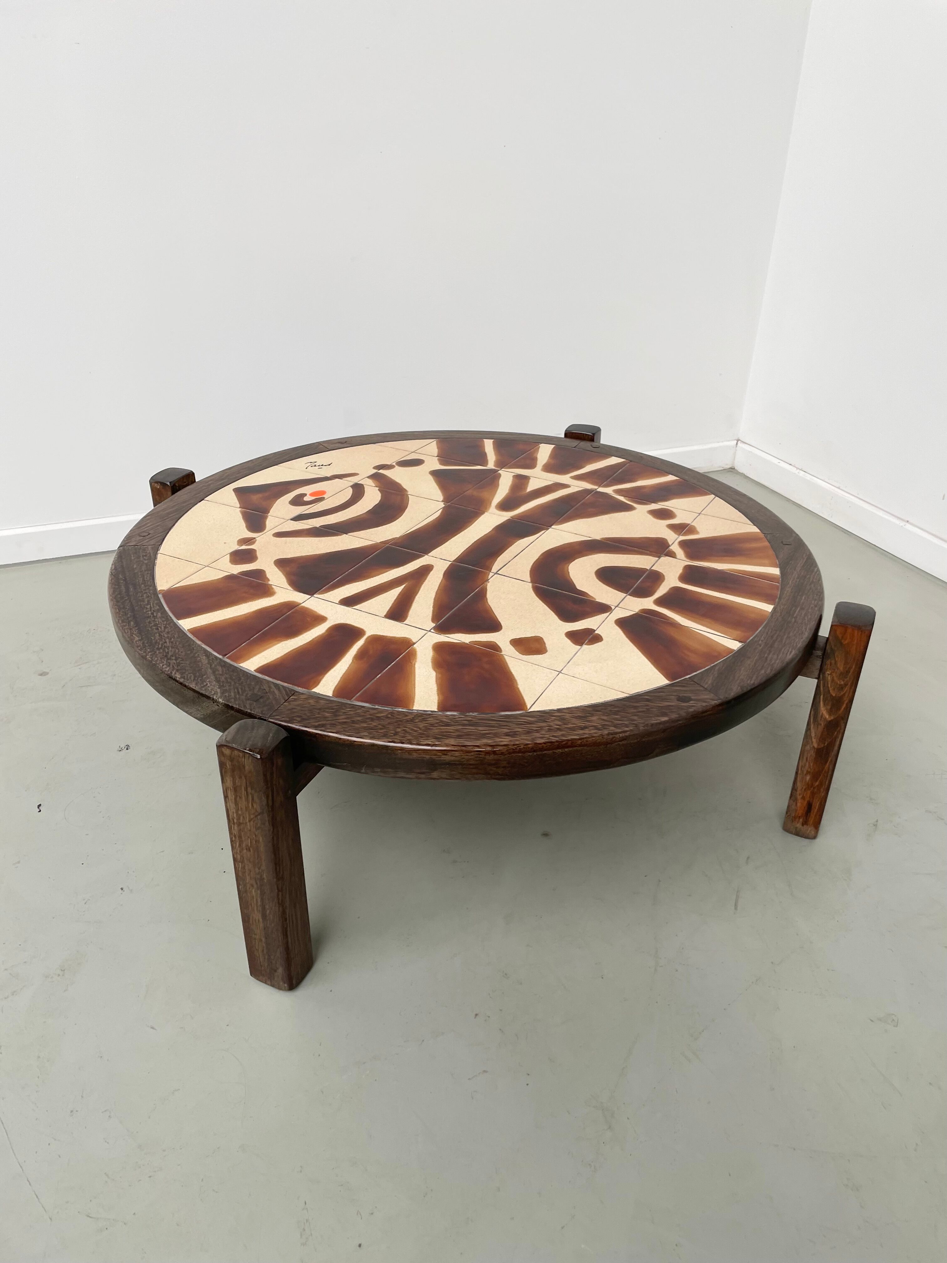 Ceramic coffee table "fish" Maud