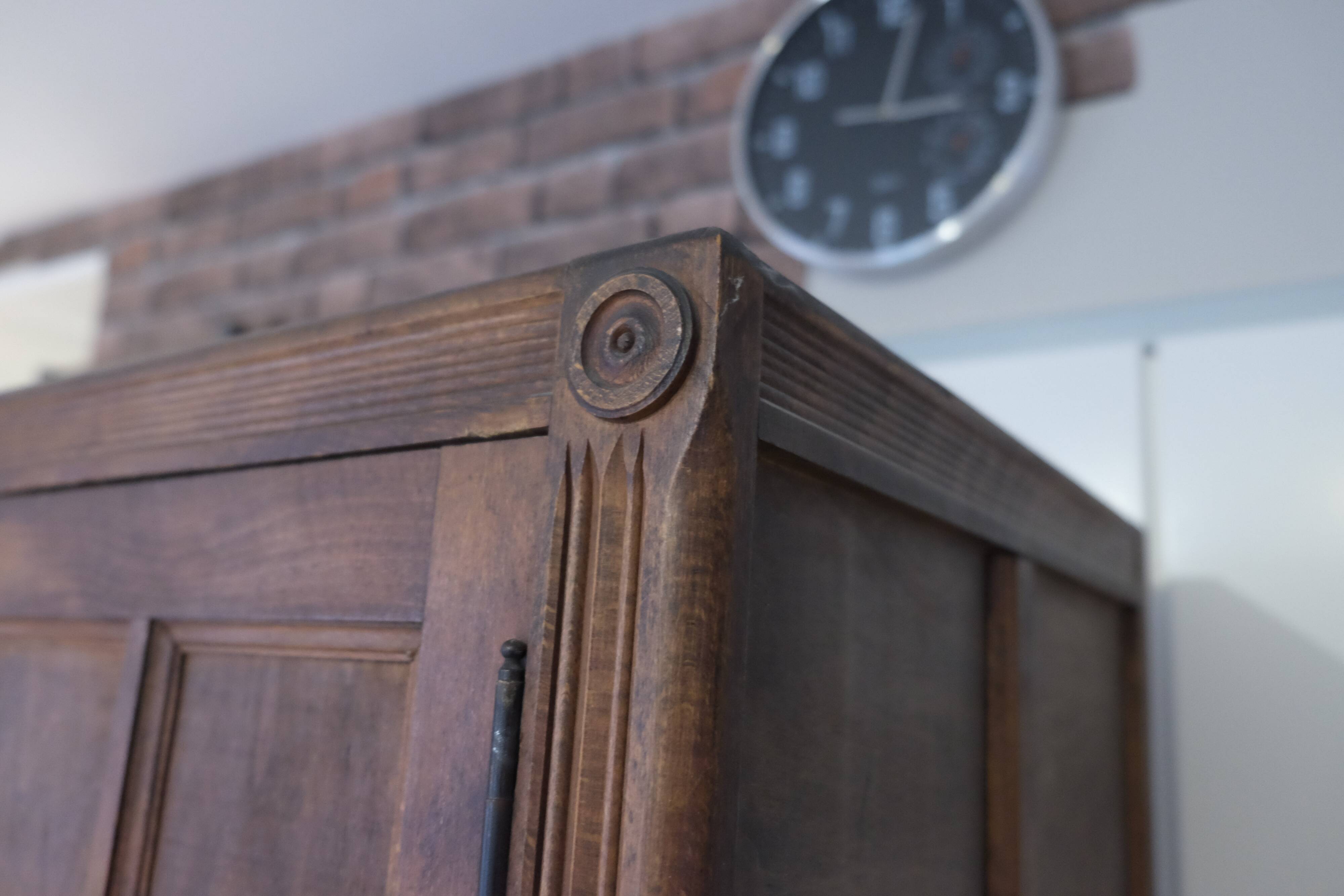 Wardrobe with mirror paris vintage