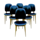 Set of 6 Baumann chairs model Vintage Pegasus 1960