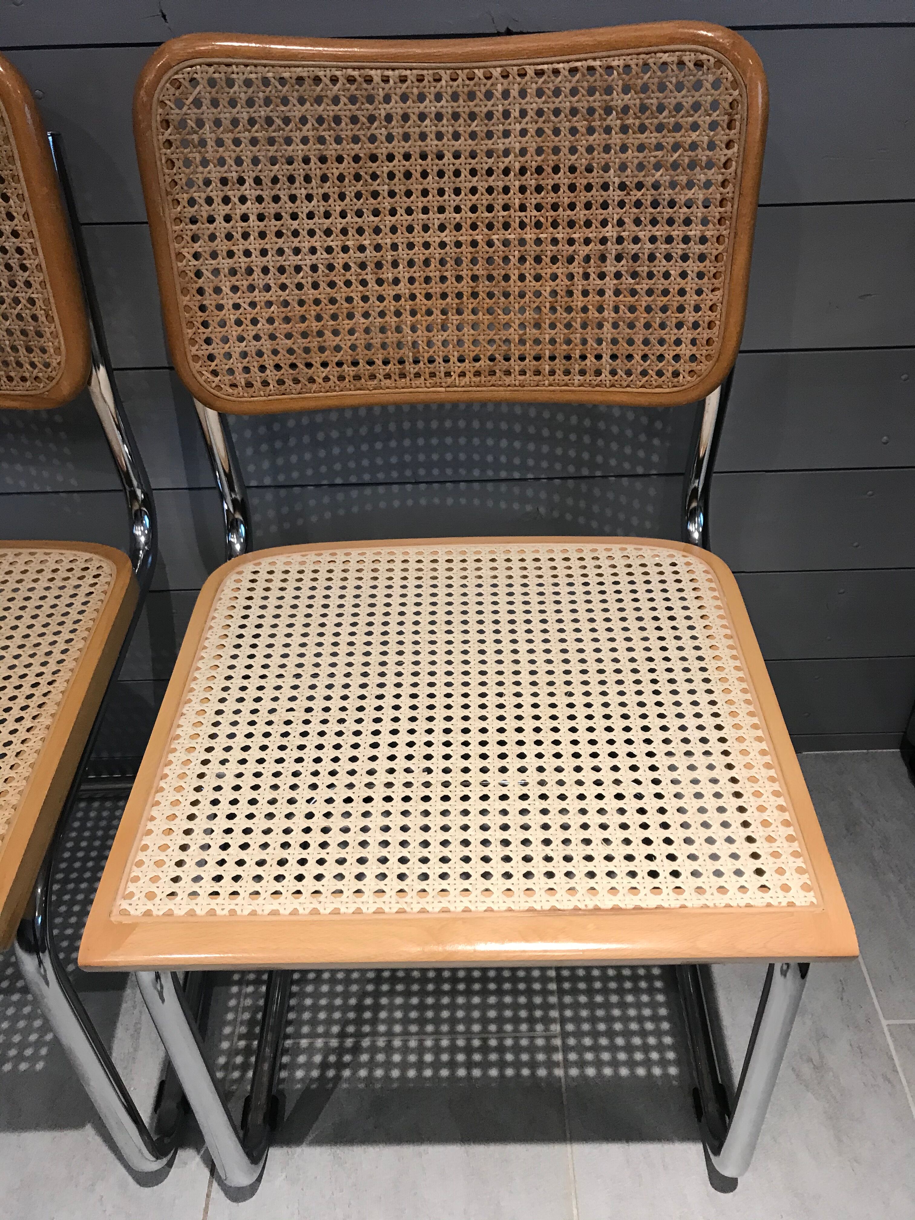 Pair of chairs B32 Marcel Breuer