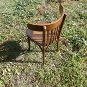 Lot de 11 chaises bistrot en bois courbé vintage