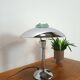 Chromen lamp met glazen details, tafellamp