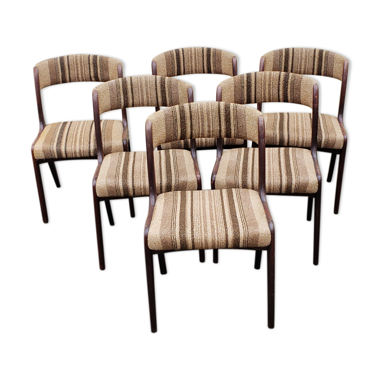 6 chaises Bauman gondole