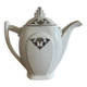Cafetière art déco en porcelaine