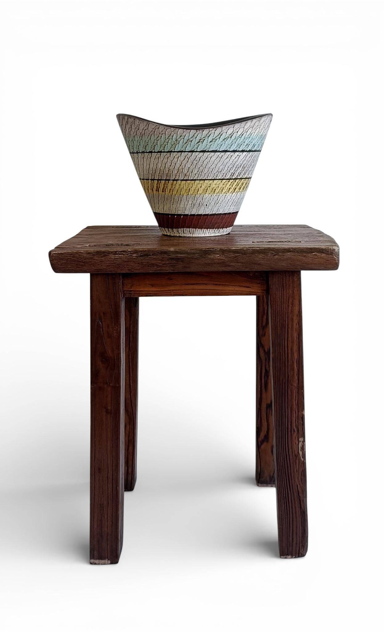 Dümler & Breiden Ceramic Bowl, Sgraffito Décor, West Germany, 1950s