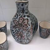 Ceramic orangeade service from Vallauris, made by Camos.