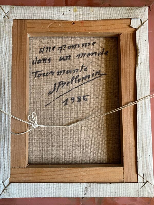 « pomme » acrylique sur toile