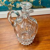 Carved crystal decanter