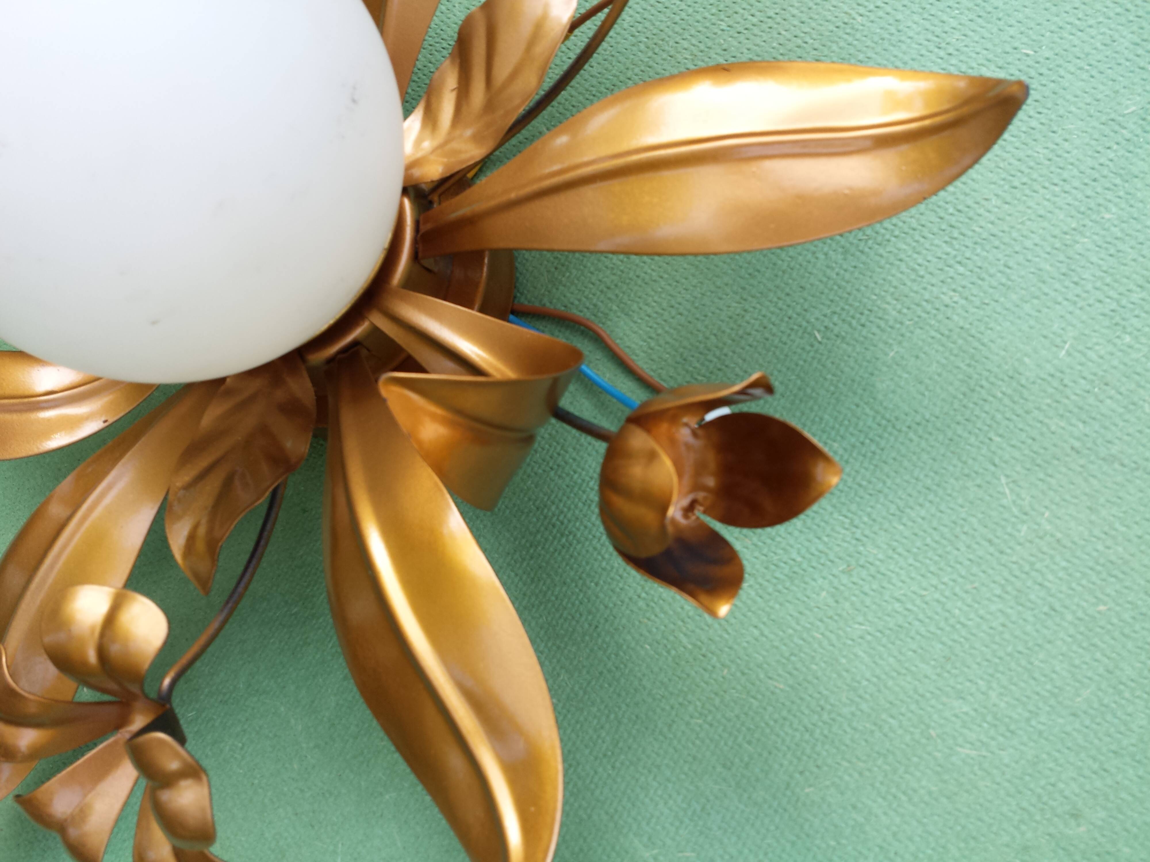 Ceiling Light Wall Lamp Sun Gold Globe