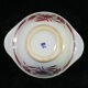 faience sausage bowl of BADONVILLER FB FENAL FRERES decoration FLEUR ROUGE