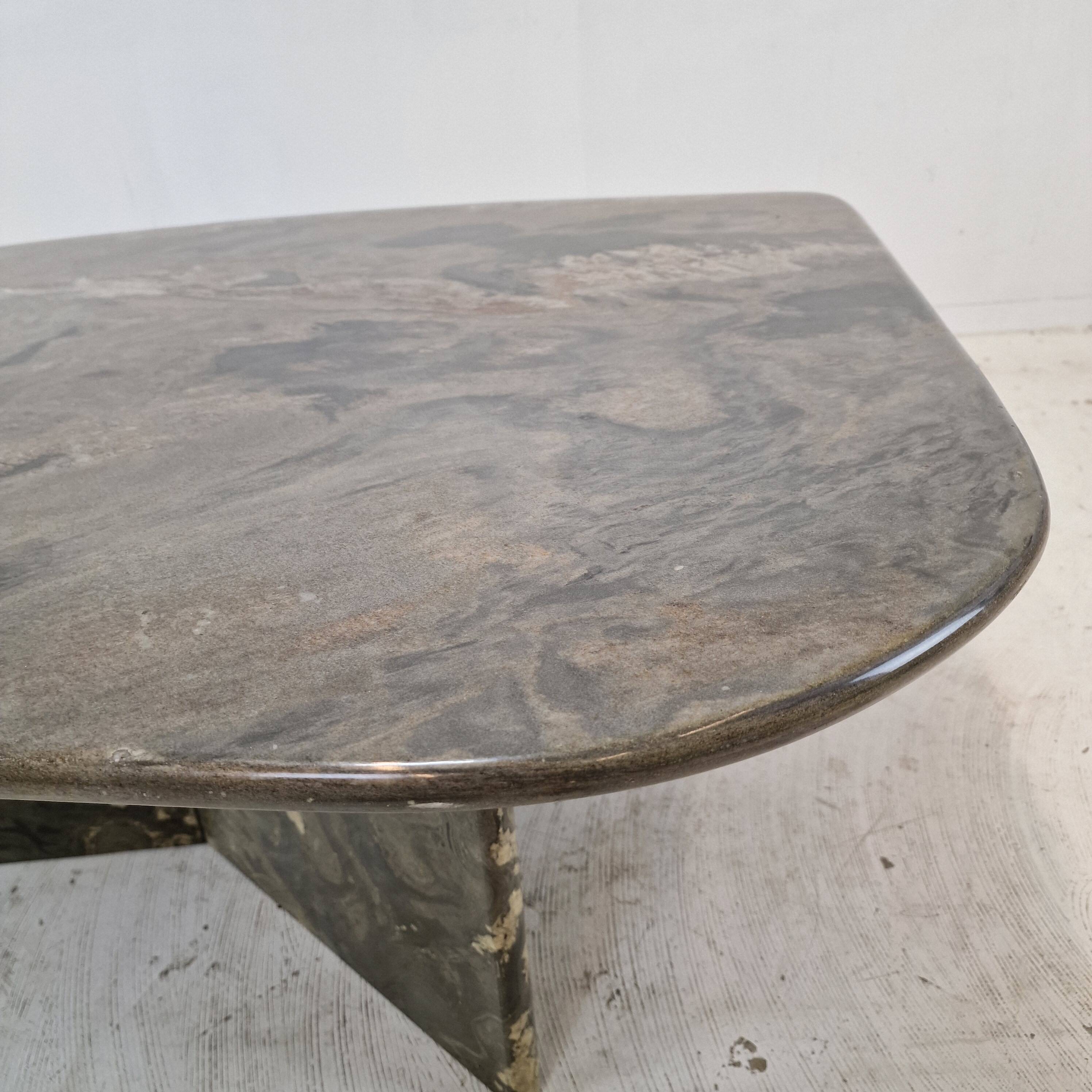 Italian Coffee Table in Granite, 1980s