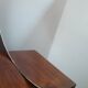 Art Deco dresser, solid walnut, veneer, 3 drawers, mirror.