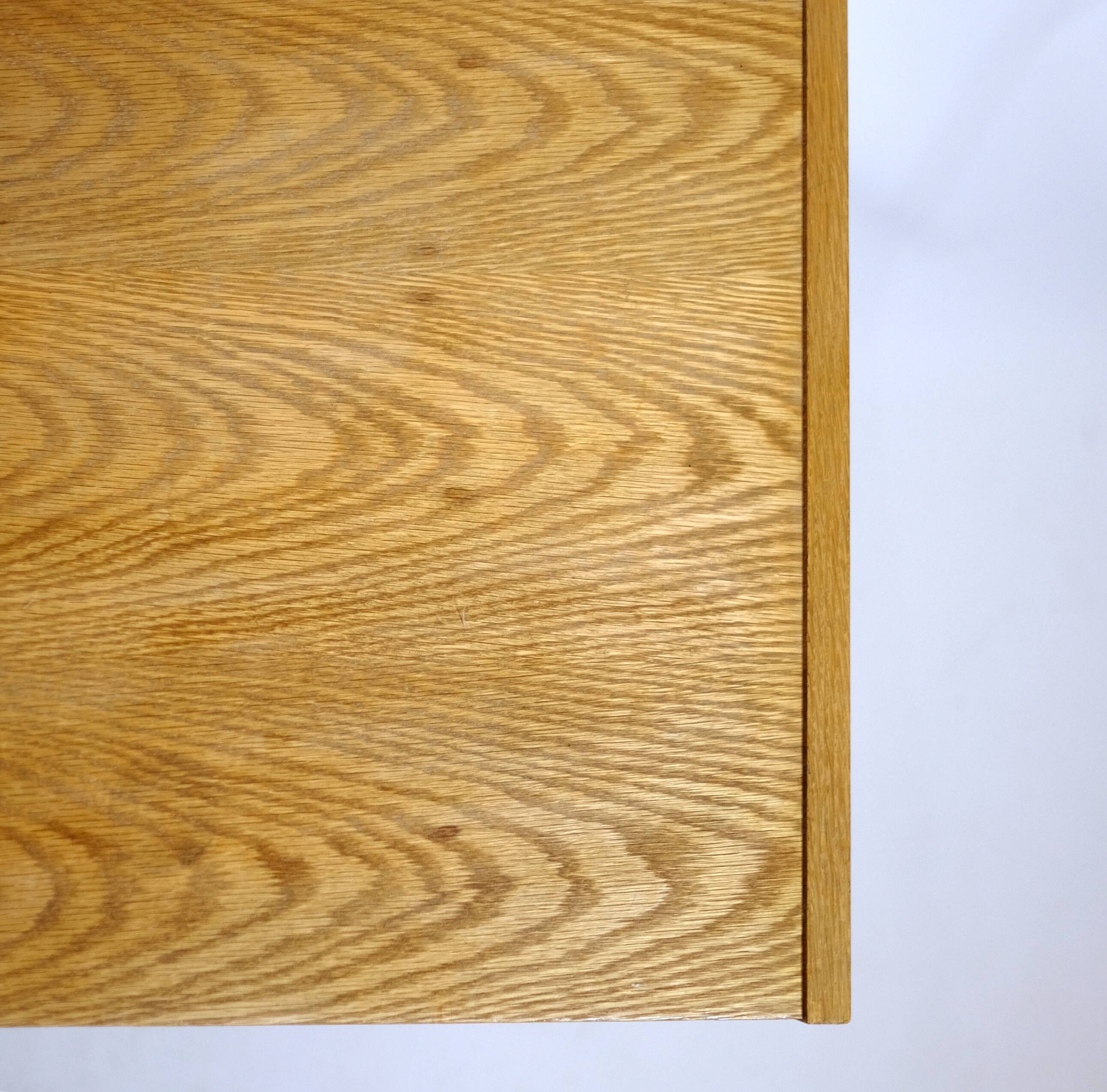 Scandinavian chest of drawers in light wood, 1970s.