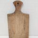 Trois planches à découper bois massif patiné vintage