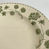 Plat rond géranium sarreguemines
