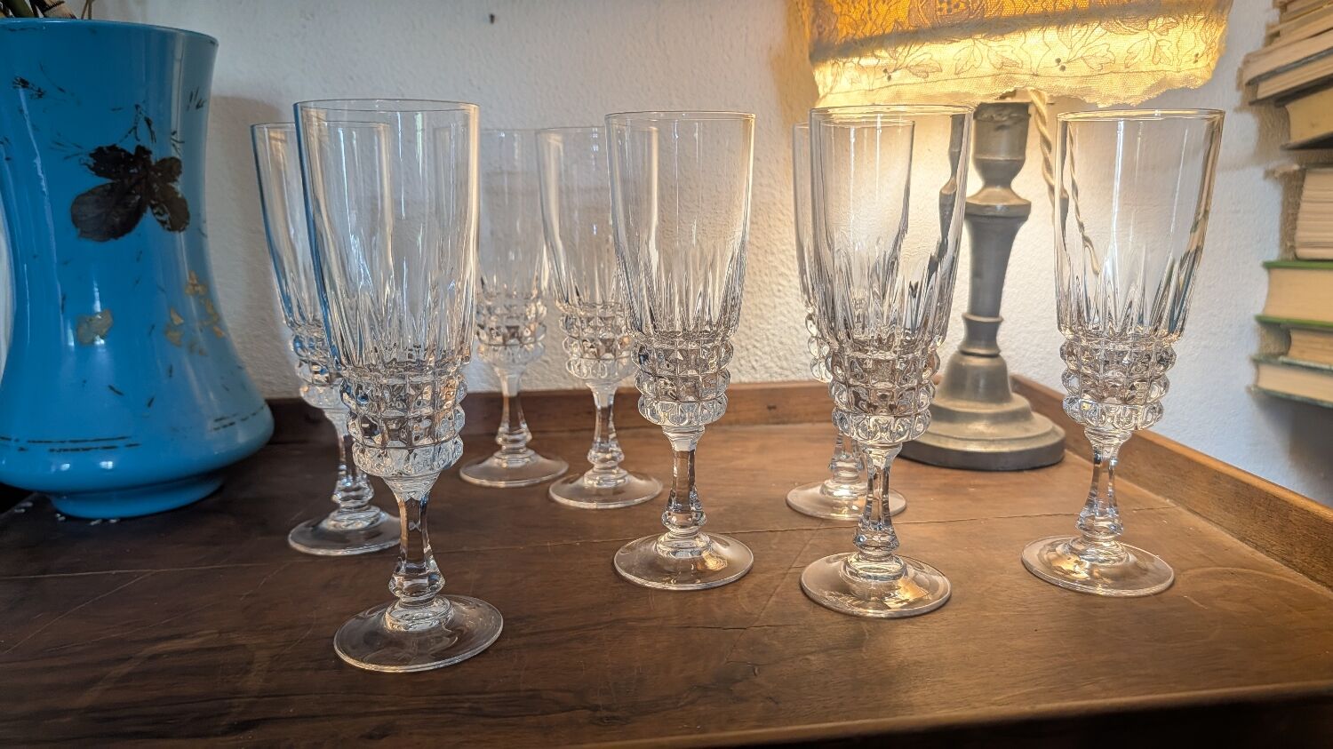 Crystal flutes – 1960s