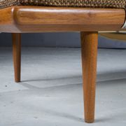 Danish Teak Fd 417 3 Seats Sofa Model Minerva by Peter Hvidt and Orla Molgaard-Nielsen for France &