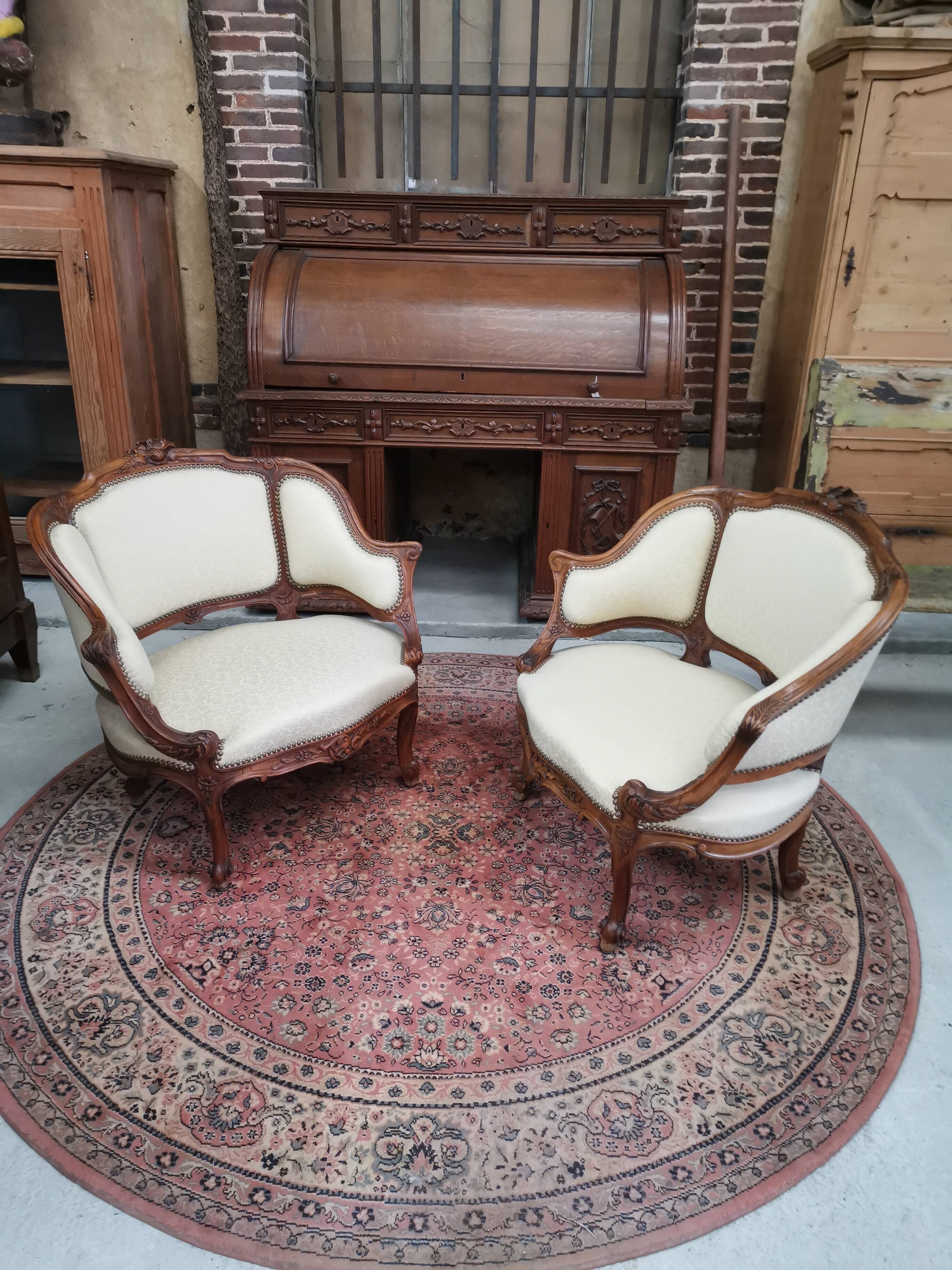 Pair of armchairs