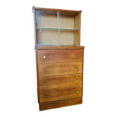 Meuble avec vitrine