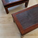 2 wooden bedside tables